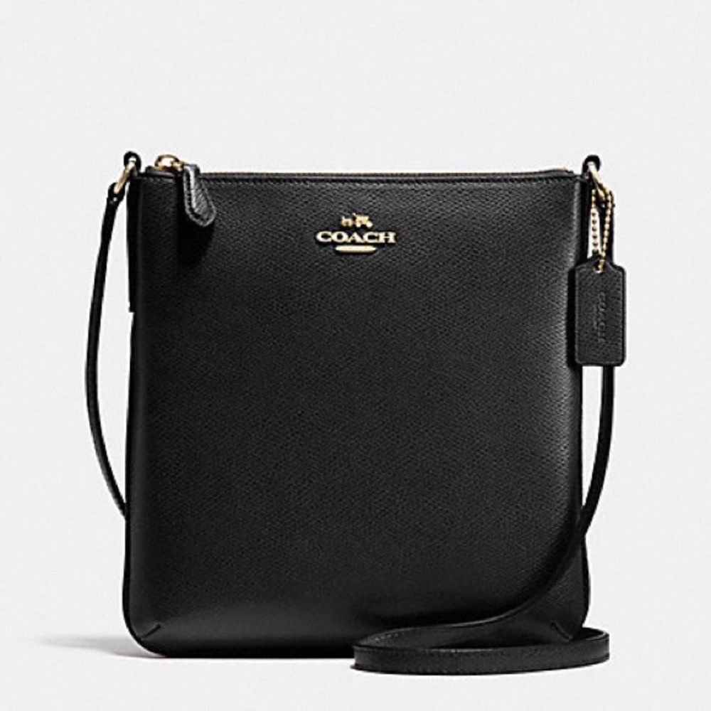 COACH F36063 - Black leather crossbody bag